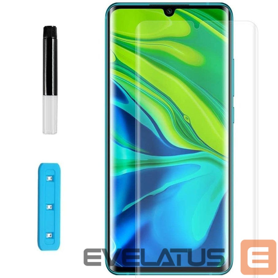 Aizsargstikls Evelatus Xiaomi Xiaomi Mi 10 Clear Glass UV + Glue