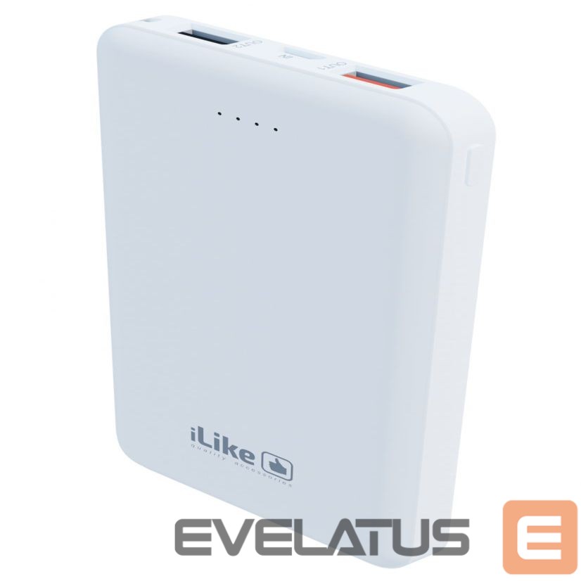 Ārējais akumulators iLike - Power Bank 951 10000 mAh White