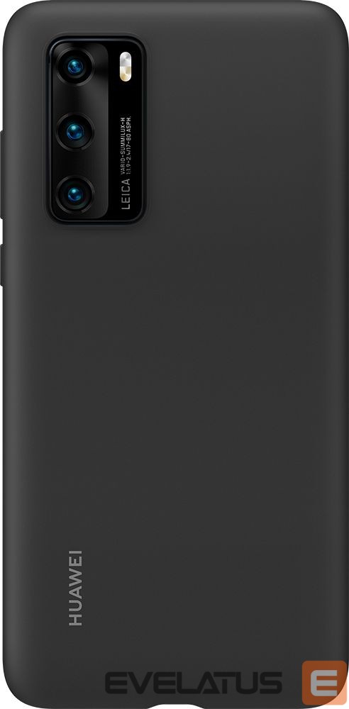 Aizmugurējais vāciņš Huawei P40 Silicone case Black