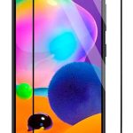 Aizsargstikls iLike Samsung Samsung A31 2.5D Black Frame Full Glue