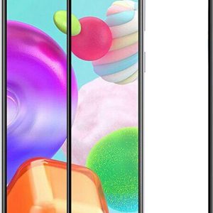 Aizsargstikls iLike Samsung Samsung A41 2.5D Black Frame Full Glue