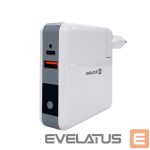 Bezvadu lādētājs Evelatus  Travel adapter Wireless Charger EWC06 White