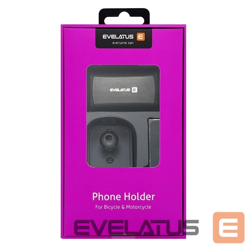 Auto turētājs Evelatus Evelatus Phone Holder For Bicycle and Motorcycle EPH01 Black