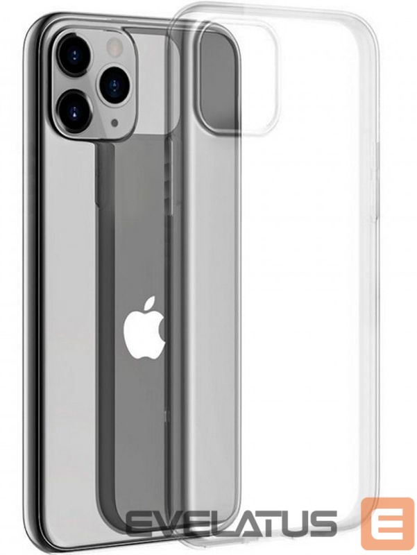 Aizmugurējais vāciņš Evelatus Apple iPhone 12 Pro Max Clear Silicone Case 1.5mm TPU Transparent