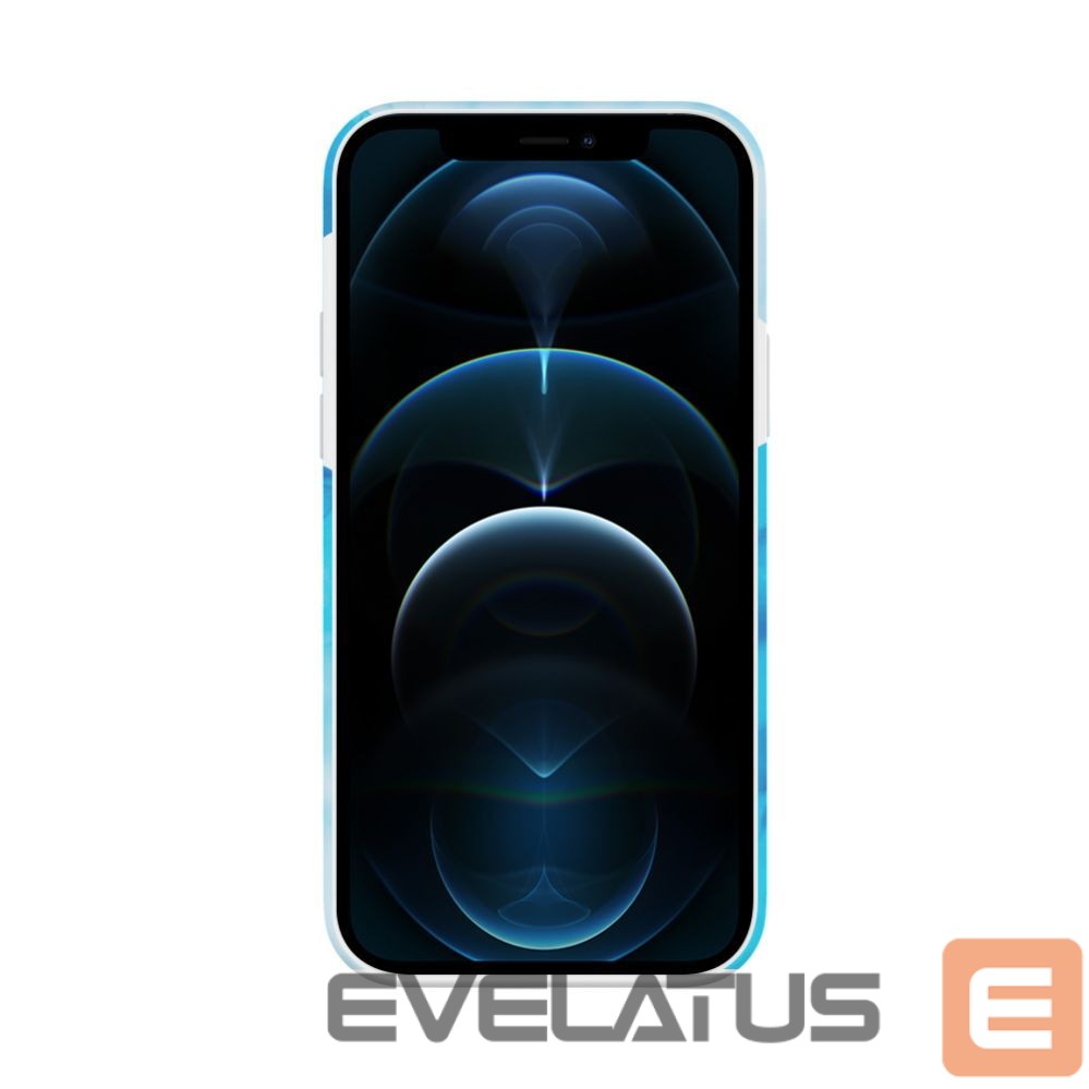 Aizmugurējais vāciņš Evelatus Apple iPhone 12 Pro Max Premium Silicone case Customized Print Blue