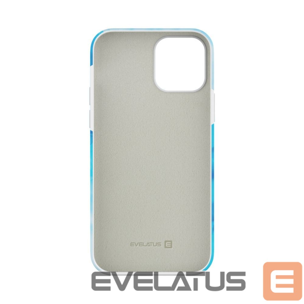 Aizmugurējais vāciņš Evelatus Apple iPhone 12 Pro Max Premium Silicone case Customized Print Blue