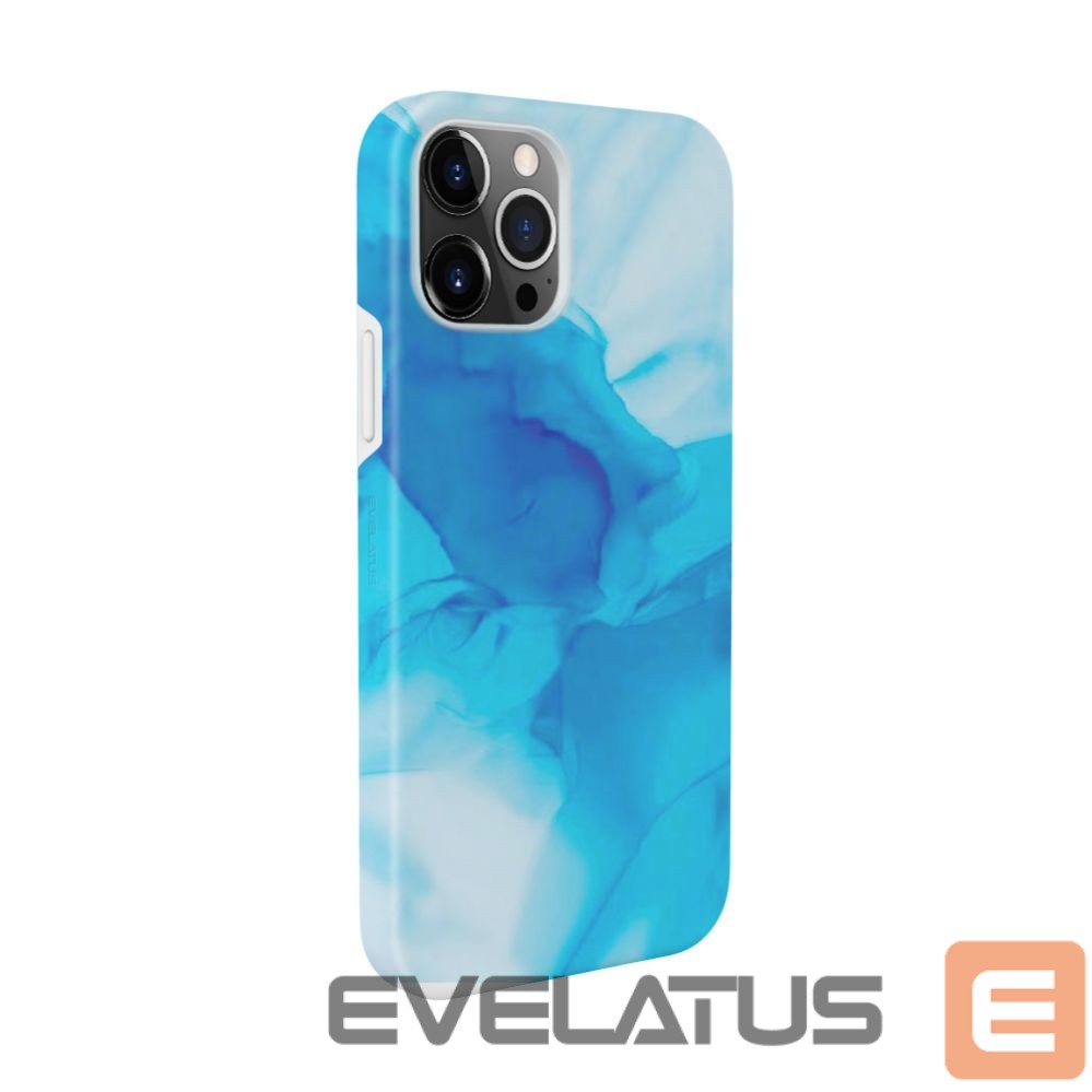 Aizmugurējais vāciņš Evelatus Apple iPhone 12 Pro Max Premium Silicone case Customized Print Blue