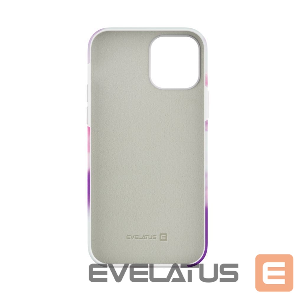 Aizmugurējais vāciņš Evelatus Apple iPhone 12 Pro Max Premium Silicone case Customized Print Purple