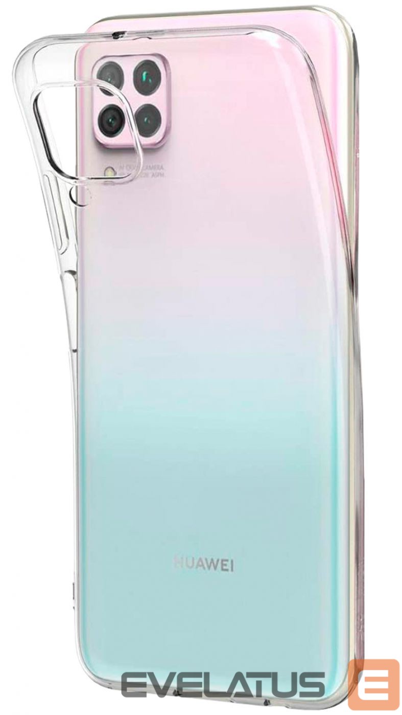 Aizmugurējais vāciņš Evelatus Huawei P40 Lite Clear Silicone Case 1.5mm TPU