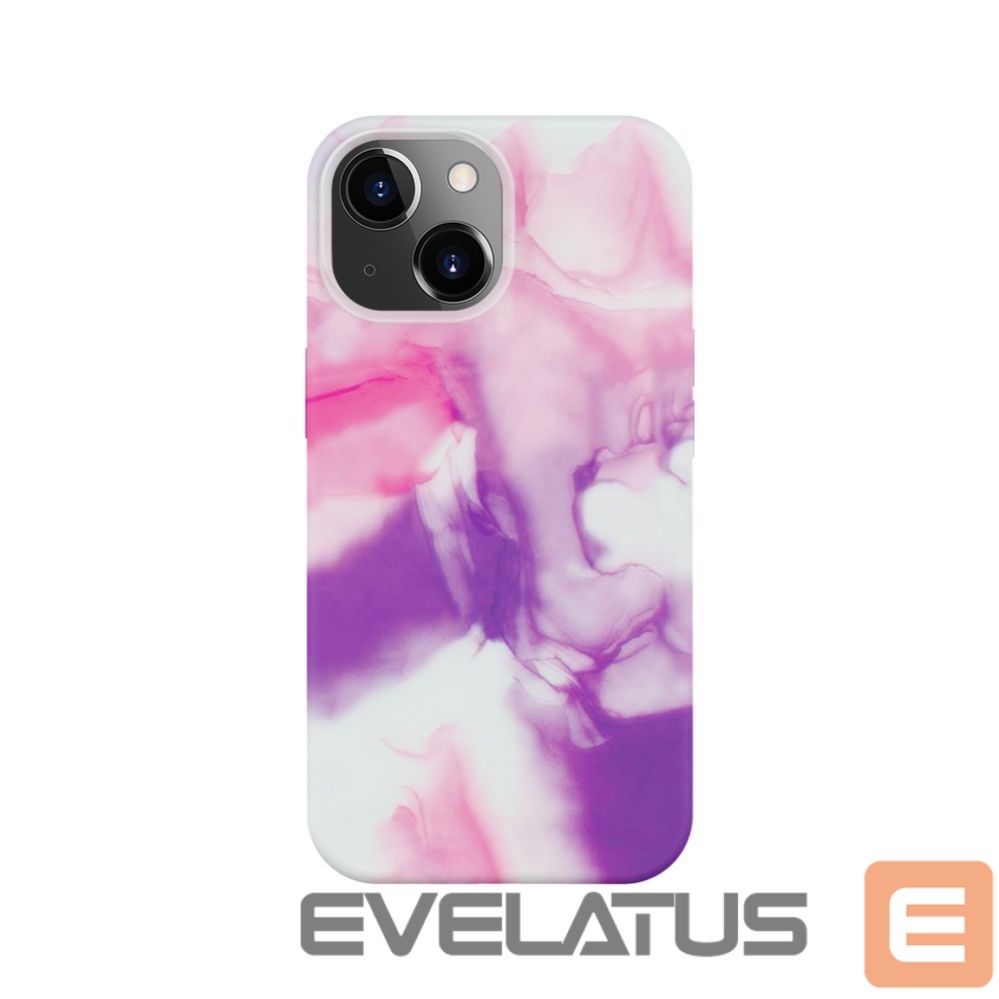 Aizmugurējais vāciņš Evelatus Apple iPhone 13 Premium Silicone case Customized Print Purple