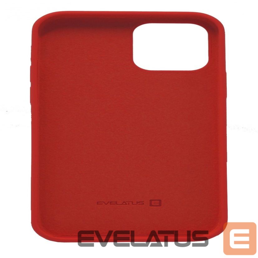 Aizmugurējais vāciņš Evelatus Apple iPhone 12/12 Pro Nano Silicone Case Soft Touch TPU Red