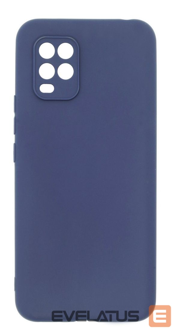 Aizmugurējais vāciņš Evelatus Xiaomi Xiaomi Mi 10 Lite Soft Touch Silicone Blue