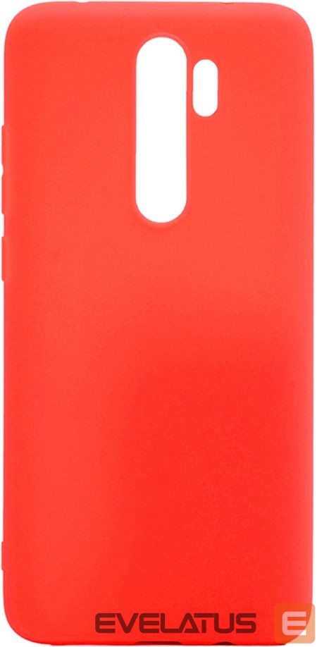 Aizmugurējais vāciņš Evelatus Xiaomi Redmi 9 Soft Touch Silicone Red