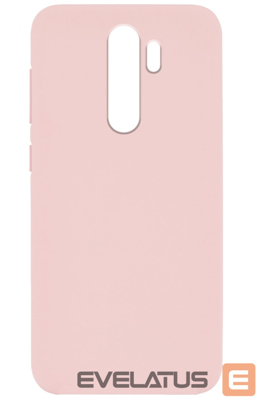 Aizmugurējais vāciņš Evelatus Xiaomi Redmi 9 Soft Touch Silicone Beige