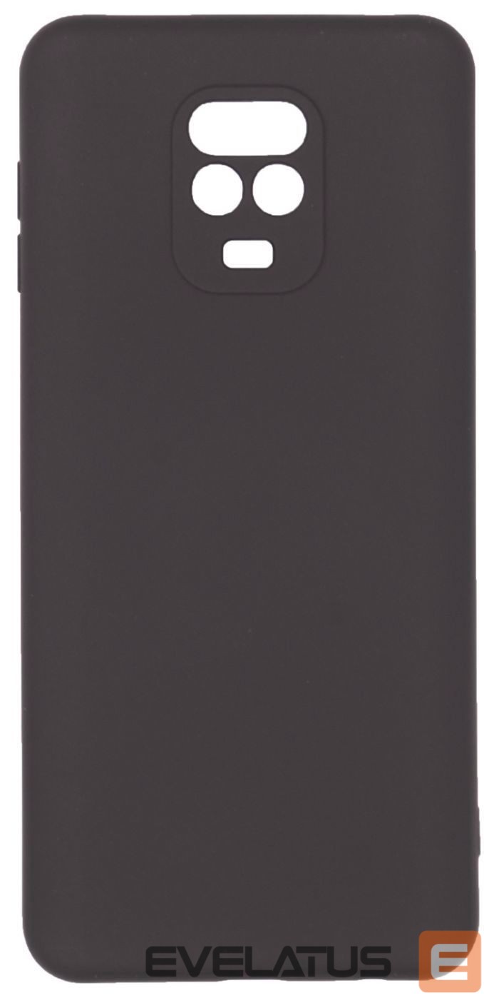 Aizmugurējais vāciņš Evelatus Xiaomi Xiaomi Note 9 Soft Touch Silicone Black