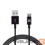 Kabelis Evelatus - Evelatus Data Cable for Type-C devices,TPC07 Black