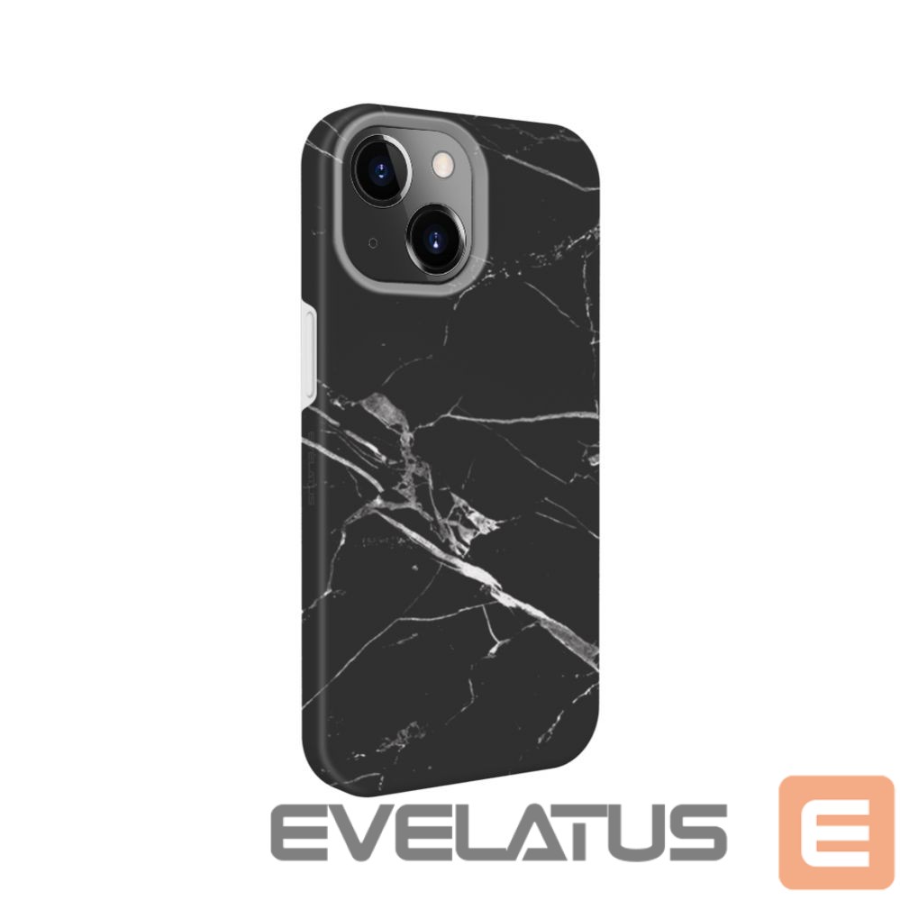 Aizmugurējais vāciņš Evelatus Apple iPhone 14 Premium Silicone case Customized Print Black