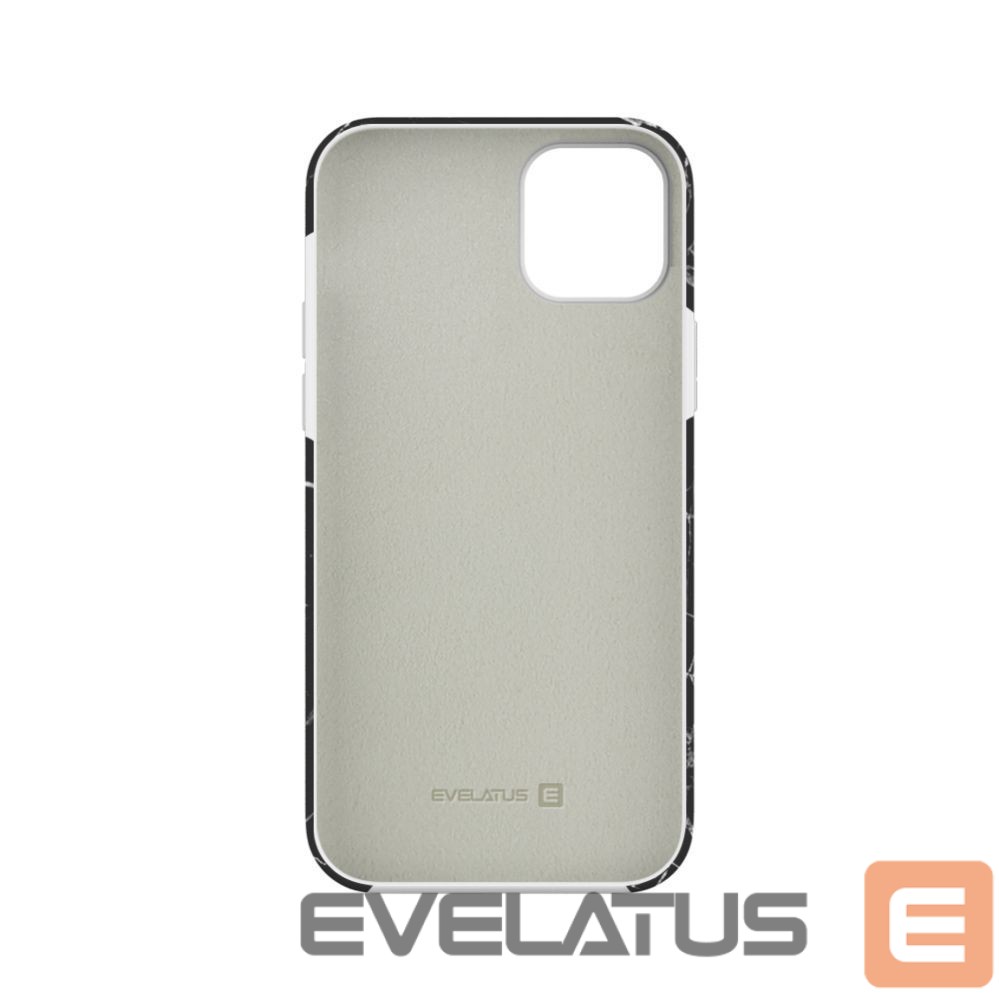 Aizmugurējais vāciņš Evelatus Apple iPhone 14 Premium Silicone case Customized Print Black