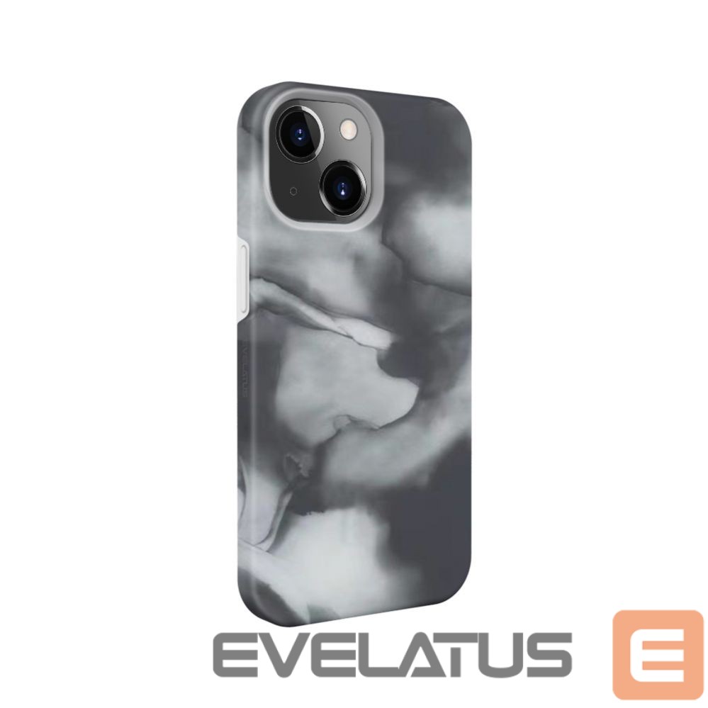 Aizmugurējais vāciņš Evelatus Apple iPhone 14 Premium Silicone case Customized Print Gray