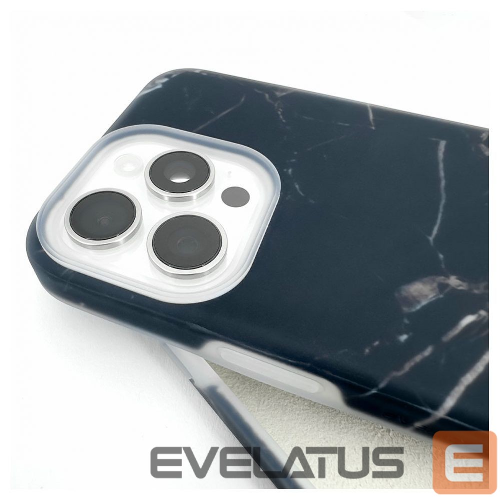 Aizmugurējais vāciņš Evelatus Apple iPhone 14 Pro Premium Silicone case Customized Print Black