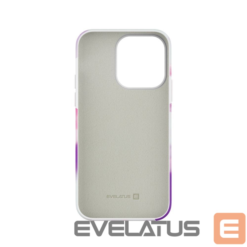 Aizmugurējais vāciņš Evelatus Apple iPhone 14 Pro Premium Silicone case Customized Print Purple