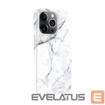 Aizmugurējais vāciņš Evelatus Apple iPhone 14 Pro Max Premium Silicone case Customized Print Marble White
