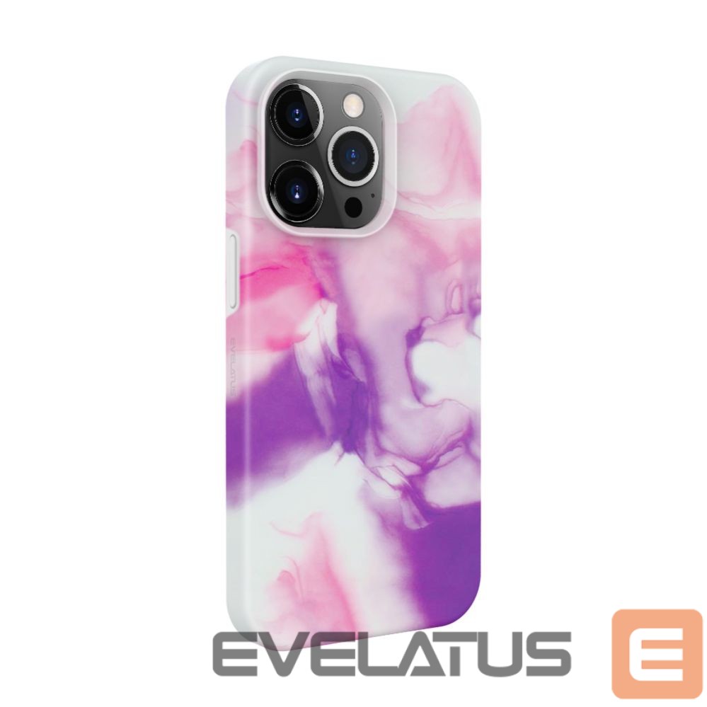 Aizmugurējais vāciņš Evelatus Apple iPhone 14 Pro Max Silicone case Customized Print Purple