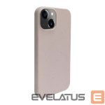 Aizmugurējais vāciņš iLike Apple iPhone 14 Silicone plastic case Eco Print Design Beige