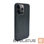 Aizmugurējais vāciņš iLike Apple iPhone 14 Pro Max Silicone plastic case Eco Print Design Black