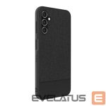 Aizmugurējais vāciņš iLike Samsung Galaxy A14 5G Plastic Leather Back Cover Black