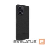 Aizmugurējais vāciņš iLike Xiaomi Redmi Note 12 / Poco X5 Plastic Leather Back Cover Black