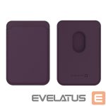 Maciņš universāla kabata Evelatus Universal iPhone Genuine leather wallet with MagSafe Deep Purple