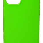 Aizmugurējais vāciņš Evelatus Apple iPhone 12/12 Pro Premium Soft Touch Silicone Case Fluerescent Green