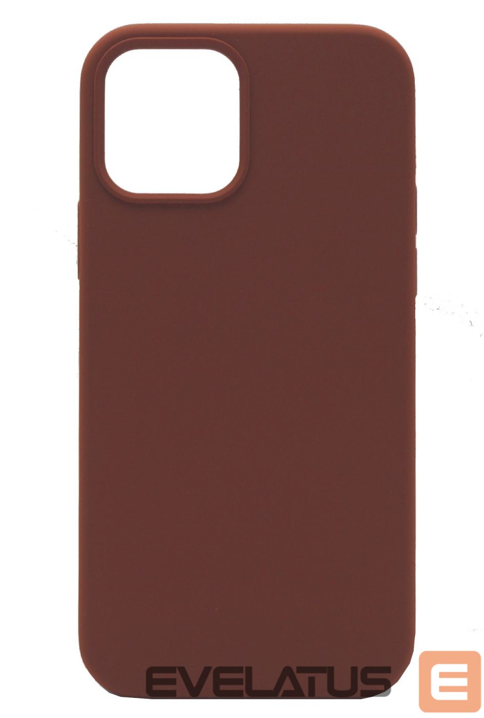 Aizmugurējais vāciņš Evelatus Apple iPhone 12/12 Pro Premium Soft Touch Silicone Case Dark Coffee