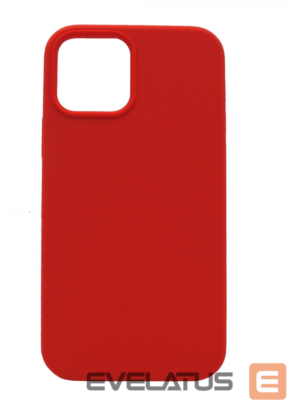 Aizmugurējais vāciņš Evelatus Apple iPhone 12/12 Pro Premium Soft Touch Silicone Case Bright Red