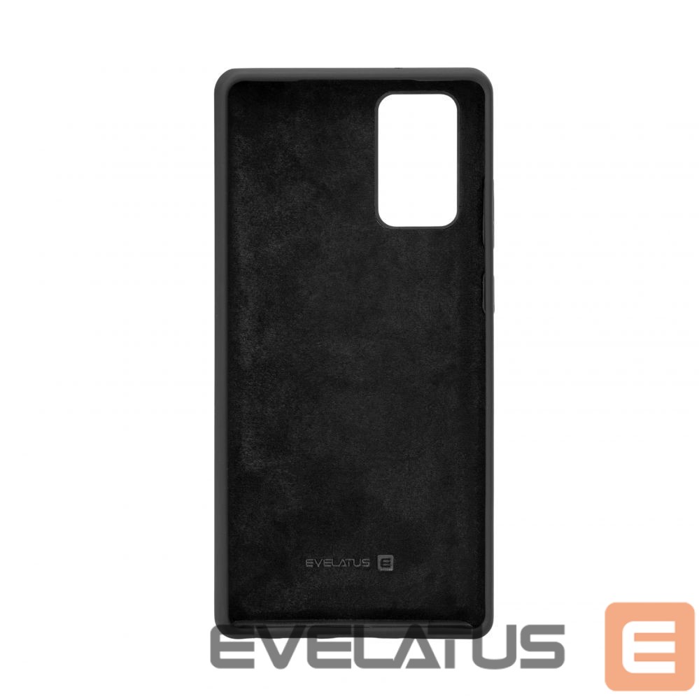 Aizmugurējais vāciņš Evelatus Samsung Galaxy Note 20 Premium Soft Touch Silicone Case Black