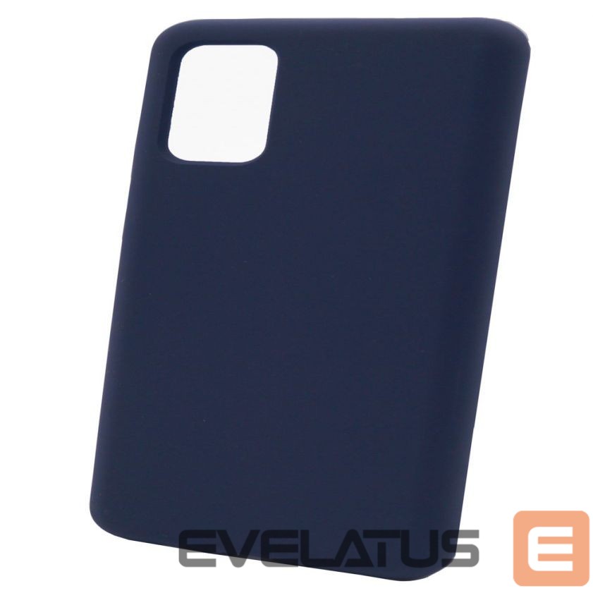Aizmugurējais vāciņš Evelatus Samsung Galaxy Note 20 Premium Soft Touch Silicone Case Midnight Blue