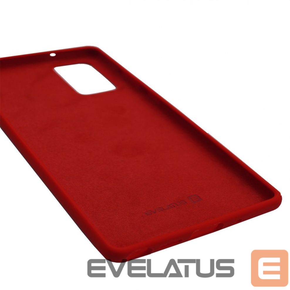 Aizmugurējais vāciņš Evelatus Samsung Galaxy Note 20 Premium Soft Touch Silicone Case Red