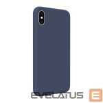 Aizmugurējais vāciņš Evelatus Apple iPhone Xs Max Premium Soft Touch Silicone Case Midnight Blue