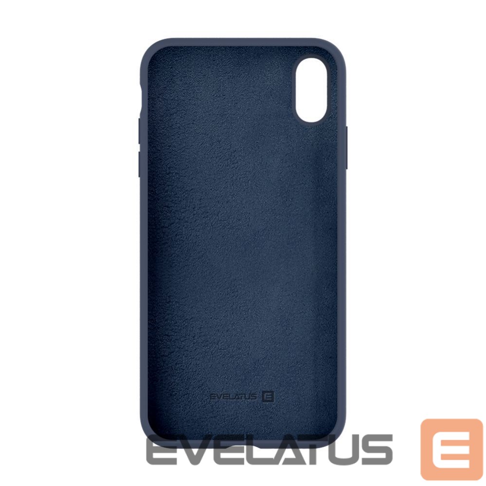 Aizmugurējais vāciņš Evelatus Apple iPhone Xs Max Premium Soft Touch Silicone Case Midnight Blue