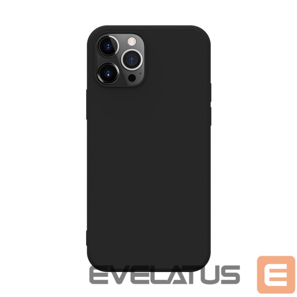 Aizmugurējais vāciņš iLike Apple iPhone 12 Pro Max Nano Silicone case Black