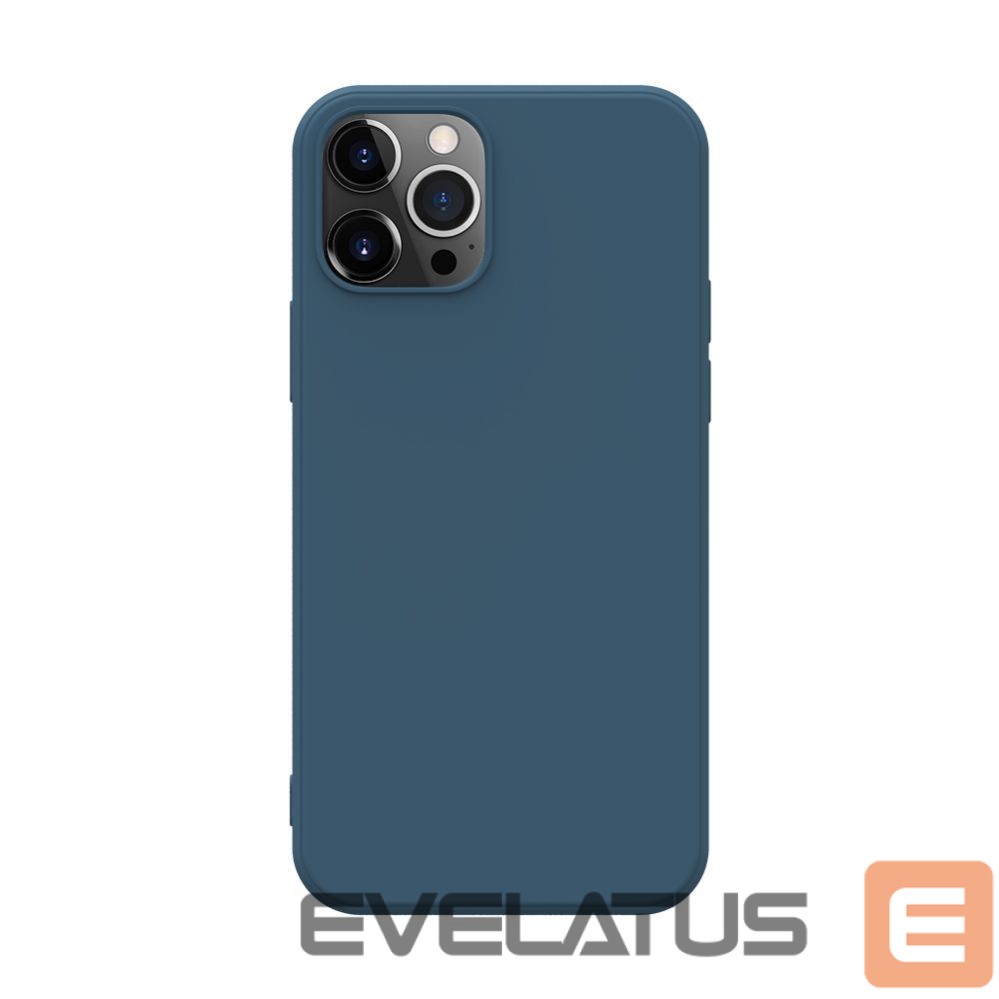 Aizmugurējais vāciņš iLike Apple iPhone 12 Pro Max Nano Silicone case Midnight Blue