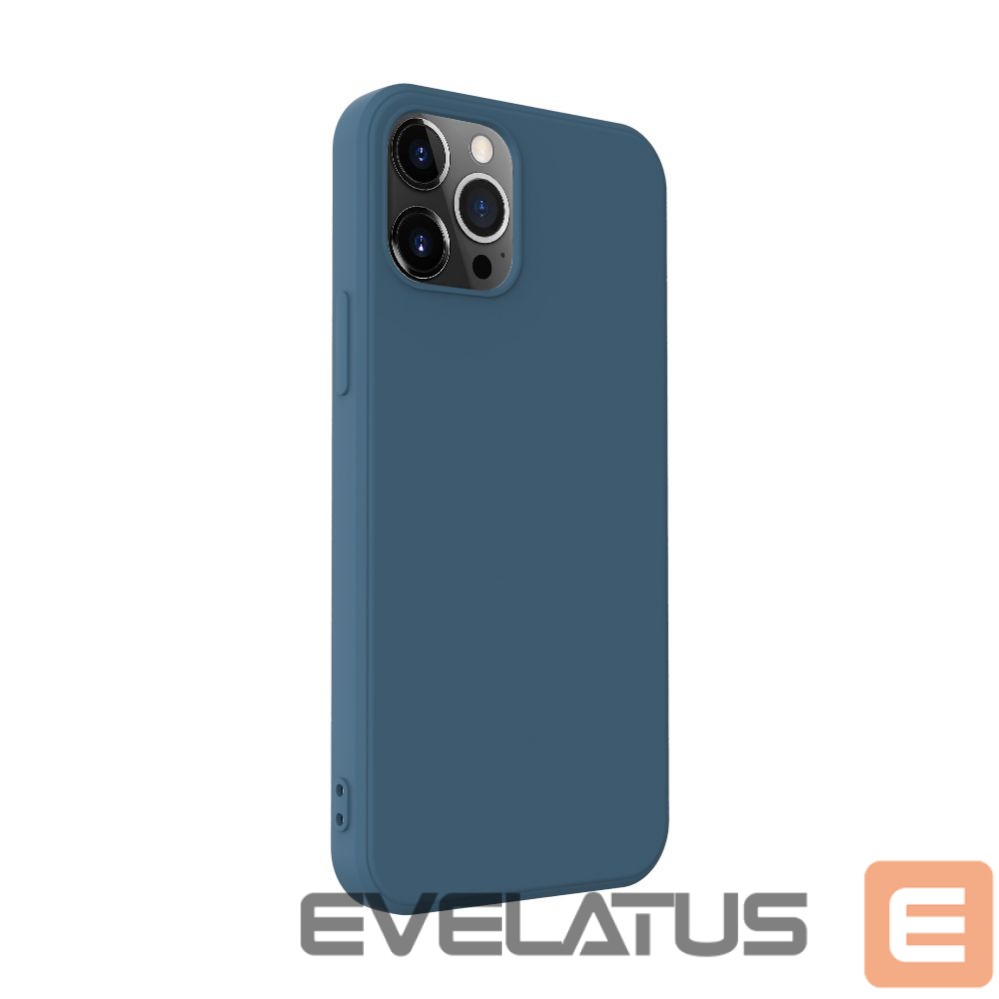 Aizmugurējais vāciņš iLike Apple iPhone 12 Pro Max Nano Silicone case Midnight Blue