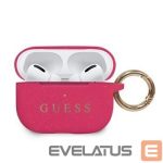 Maciņš austiņām Guess - AirPods Pro Silicone case Fuchsia