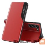Atveramie maciņi Eco Samsung Galaxy S23+ with a flip stand Leather View Case Red