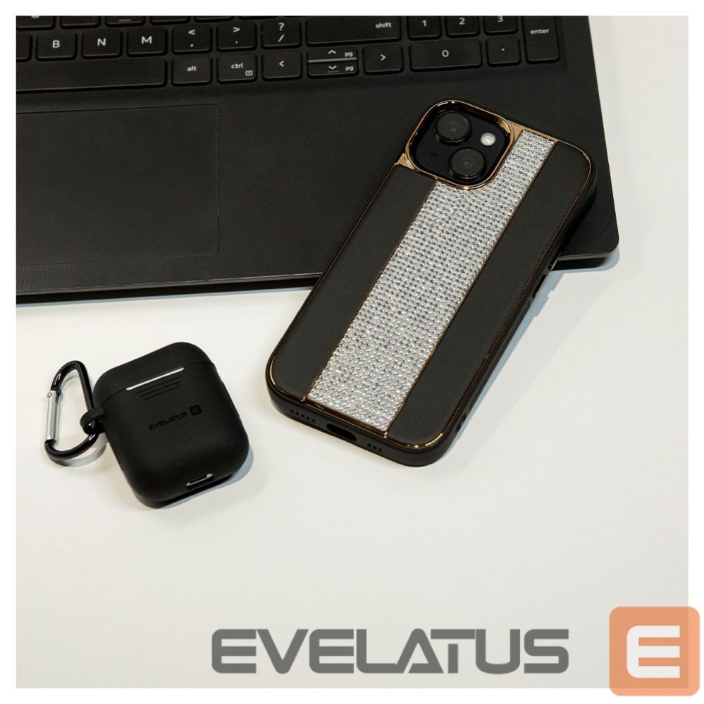 Maciņš austiņām Evelatus Apple Airpods Case EAC04 Dark Gray