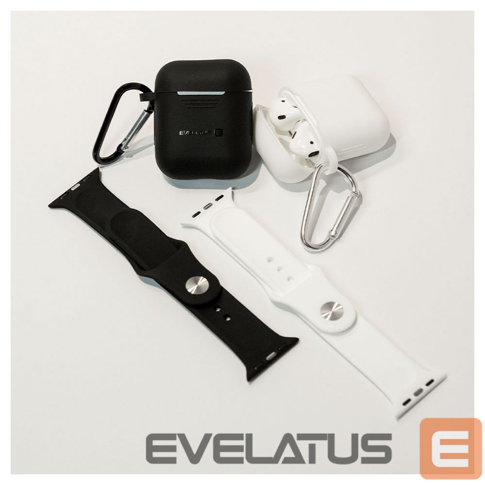 Maciņš austiņām Evelatus Apple Airpods Case EAC04 Dark Gray