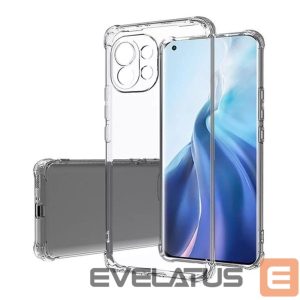 Aizmugurējais vāciņš Evelatus Xiaomi Mi 11 Military Shockproof Silicone Case TPU Transparent