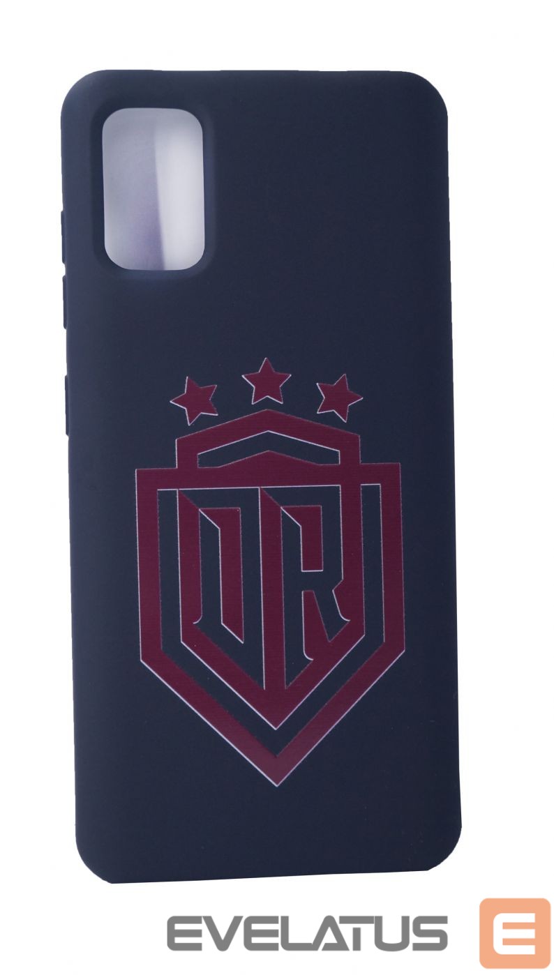 Aizmugurējais vāciņš Evelatus Samsung A41 Soft Touch Silicone Case DR Logo N1 Red Black