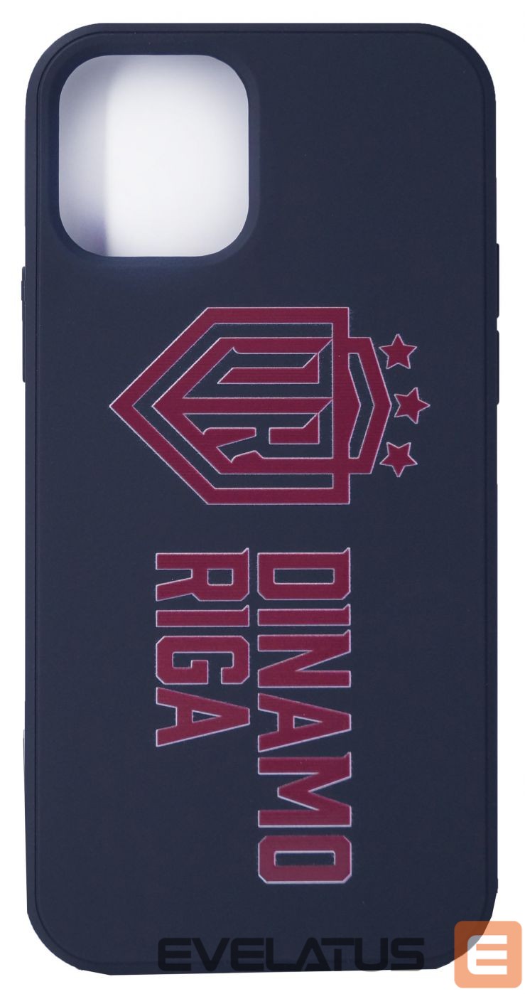 Aizmugurējais vāciņš Evelatus - iPhone 12 Pro Soft Touch Silicone Case DR Logo N3 Red Black